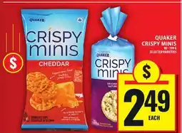 Food Basics QUAKER CRISPY MINIS offer