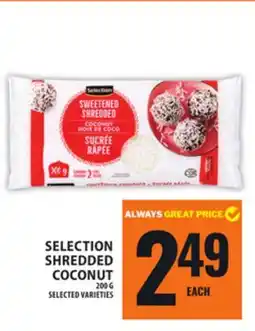 Food Basics SELECTION SHREDDED COCONUT offer