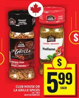 Food Basics CLUB HOUSE OR LA GRILLE SPICES offer