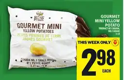 Food Basics EARTH FRESH GOURMET MINI YELLOW SHEPHERD POTATO offer
