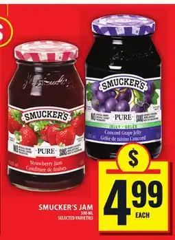 Food Basics SMUCKER'S JAM offer