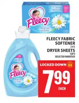 Food Basics FLEECY FABRIC SOFTENER OR DRYER SHEETS offer