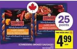 Food Basics SCHNEIDERS SMOKED SAUSAGES offer
