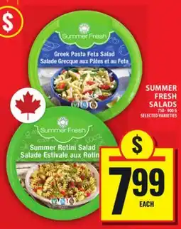 Food Basics SUMMER FRESH SALADS offer