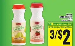 Food Basics HANS SMOOTHIES offer