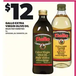Loblaws GALLO EXTRA VIRGIN OLIVE OIL, 1 L offer