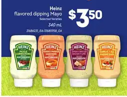 Loblaws HEINZ FLAVORED DIPPING MAYO, 340 ML offer