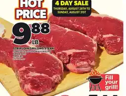 Loblaws STRIPLOIN GRILLING STEAK offer