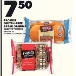 Loblaws PROMISE GLUTEN-FREE BREAD OR BUNS, 260-480 G offer