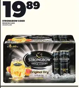 Loblaws STRONGBOW CIDER 8X440 ML offer