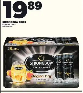 Loblaws STRONGBOW CIDER 8X440 ML offer
