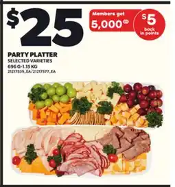 Loblaws PARTY PLATTER, SELECTED VARIETIES offer