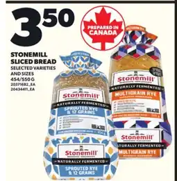 Loblaws STONEMILL SLICED BREAD, 454/550 G offer