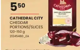 Loblaws CATHEDRAL CITY CHEDDAR, 120-150 G offer