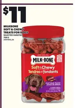 Loblaws MILKBONE SOFT & CHEWY TREATS FOR DOGS, 708 G offer