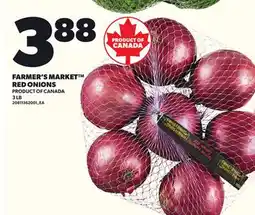 Loblaws FARMER'S MARKET RED ONIONS, 3 LB offer