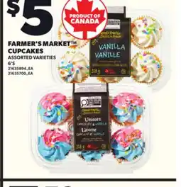 Loblaws FARMER'S MARKET CUPCAKES, 6'S offer