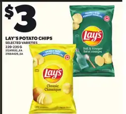 Loblaws LAY'S POTATO CHIPS, 220-235 G offer