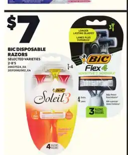 Loblaws BIC DISPOSABLE RAZORS, 2-8'S offer