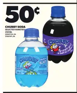 Loblaws CHUBBY SODA, 250 ML offer