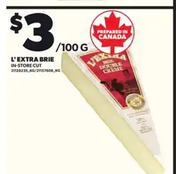 Loblaws L'EXTRA BRIE offer