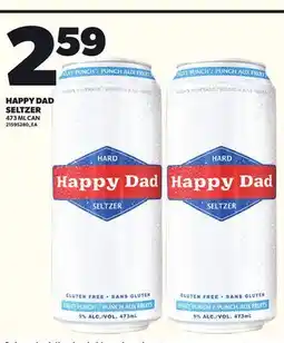 Loblaws HAPPY DAD SELTZER, 473 ML CAN offer
