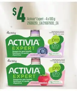Loblaws ACTIVIA EXPERT - 4 X 100 G offer