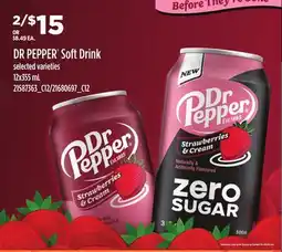 Loblaws DR PEPPER SOFT DRINK,12x355 mL offer