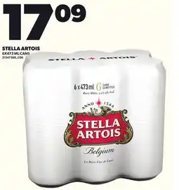 Loblaws STELLA ARTOIS, 6X473 ML CANS offer