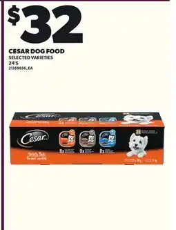 Loblaws CESAR DOG FOOD, 24'S offer
