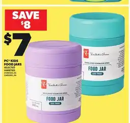 Loblaws PC KIDS FOOD JARS offer
