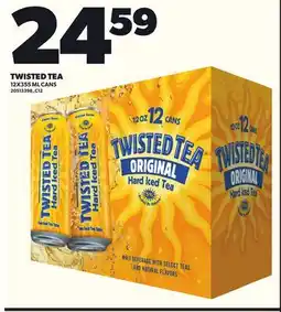 Loblaws TWISTED TEA, 12X355 ML CANS offer