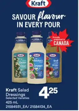 Loblaws KRAFT SALAD DRESSINGS, 425 mL offer