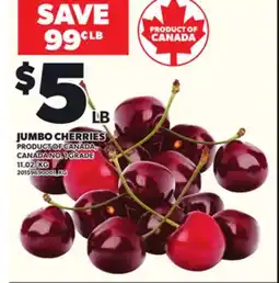 Loblaws JUMBO CHERRIES offer