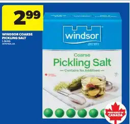 Real Canadian Superstore WINDSOR COARSE PICKLING SALT, 1.36 KG offer