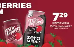 Real Canadian Superstore DR PEPPER SOFT DRINK, 12X355ML offer