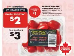 Real Canadian Superstore FARMER'S MARKET GRAPE TOMATOES, 283 G offer