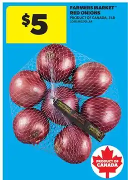Real Canadian Superstore FARMERS MARKET RED ONIONS, 3 LB offer