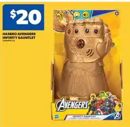 Real Canadian Superstore HASBRO AVENGERS INFINITY GAUNTLET offer