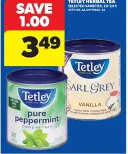 Real Canadian Superstore TETLEY HERBAL TEA, 20/24'S offer