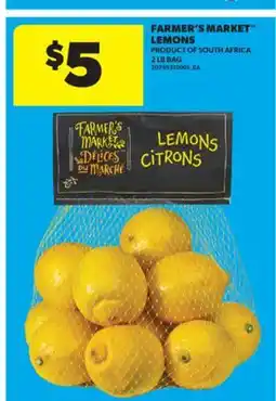 Real Canadian Superstore FARMER'S MARKET LEMONS, 2 LB BAG offer