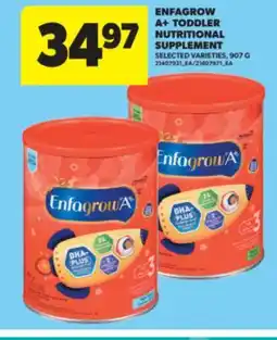 Real Canadian Superstore ENFAGROW A + TODDLER NUTRITIONAL SUPPLEMENT, 907 G offer