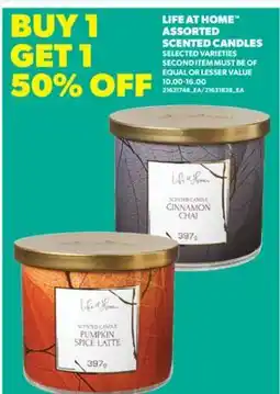 Real Canadian Superstore LIFE AT HOME ASSORTED SCENTED CANDLES offer