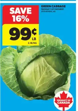 Real Canadian Superstore GREEN CABBAGE offer
