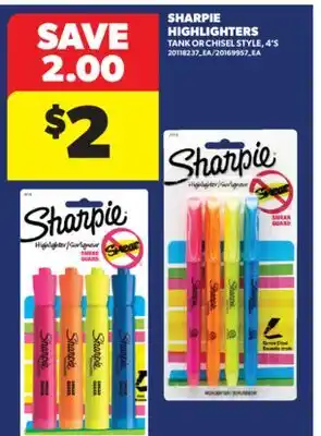 Real Canadian Superstore SHARPIE HIGHLIGHTERS, 4' S offer