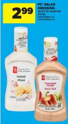 Real Canadian Superstore PC SALAD DRESSING, 475 ML offer