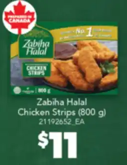 Real Canadian Superstore ZABIHA HALAL CHICKEN STRIPS, (800 G) offer