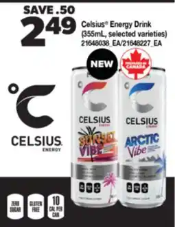 Real Canadian Superstore CELSIUS ENERGY DRINK, 355ML offer