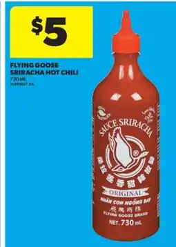 Real Canadian Superstore FLYING GOOSE SRIRACHA HOT CHILI, 730 ML offer