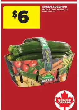 Real Canadian Superstore GREEN ZUCCHINI, 3 L offer
